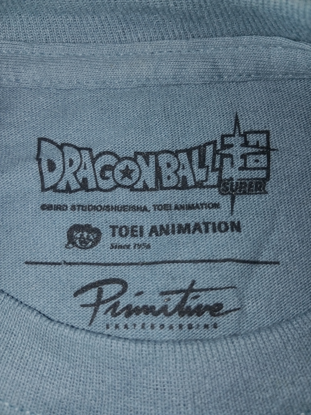 Dragon Ball Super x Primitive Graphic Tee - Light Blue New Just Ripped Off Tags